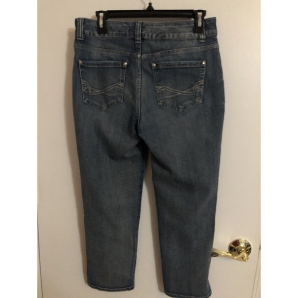Nine West Vintage America Boho Denim Jeans Womens Size 6/28 - Picture 2 of 7